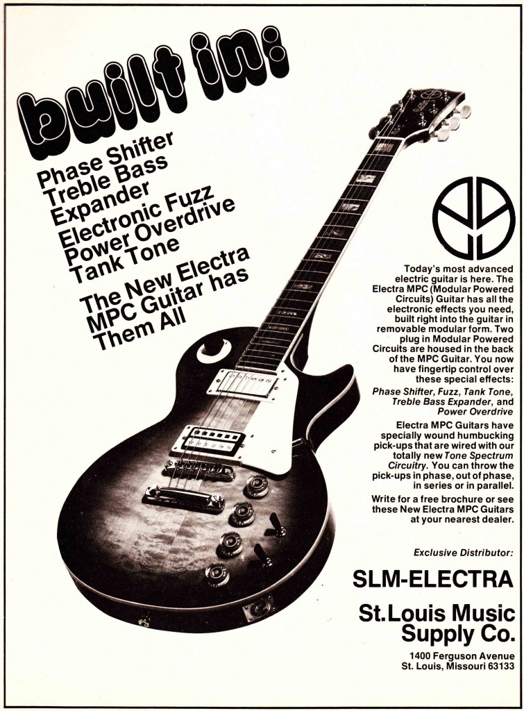 Publicidad de Guitarras Electra de 1976